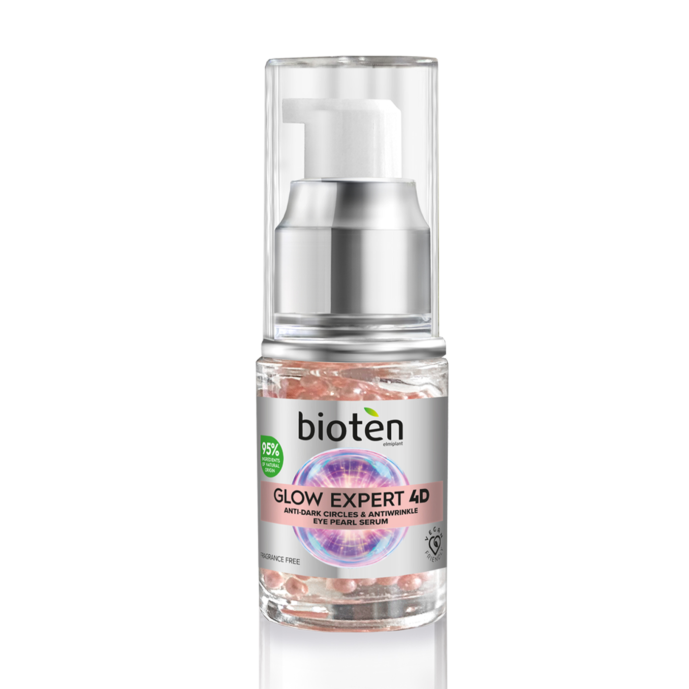 Антивікова сироватка для шкіри навколо очей Bioten Glow Expert 4D Anti-Dark Circles &amp; Antiwrinkle Eye Pearl Serum, 15 мл